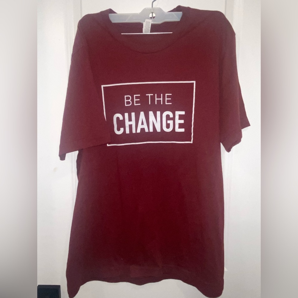 Canvas Tshirt - be the change